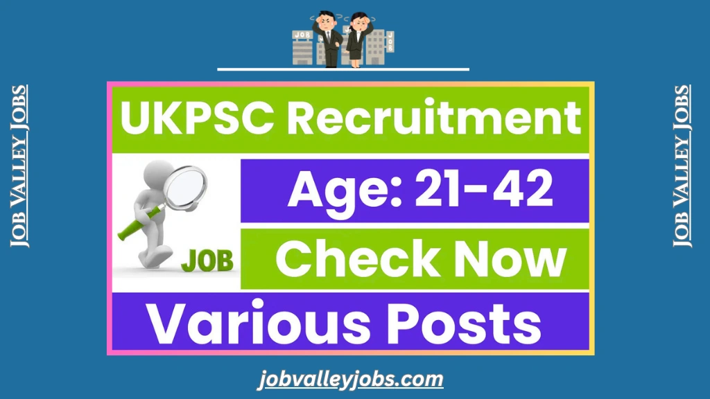 UKPSC PCS Recruitment 2025