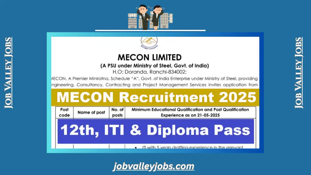 MECON Recruitment 2025