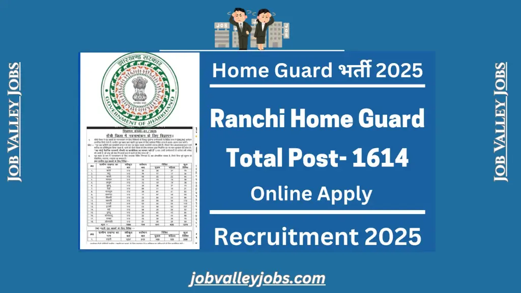 Ranchi Home Guard Vacancy 2025