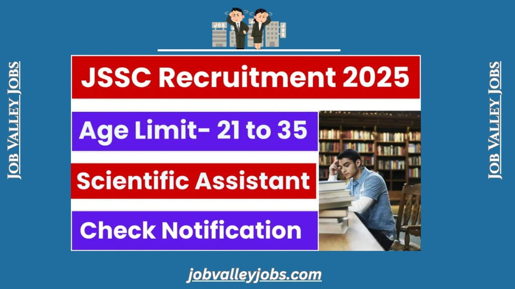 JSSC Scientific Assistant Recruitment 2025